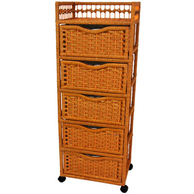 Oriental Furniture 46" Natural Fiber Chest
