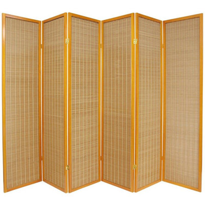 Oriental Furniture Serenity Shoji Screen in Honey