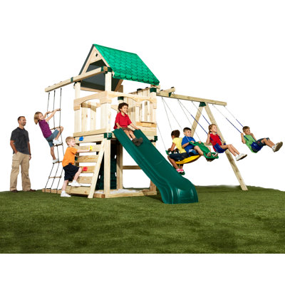Swing-n-Slide Creekside No-Cut Swing Set