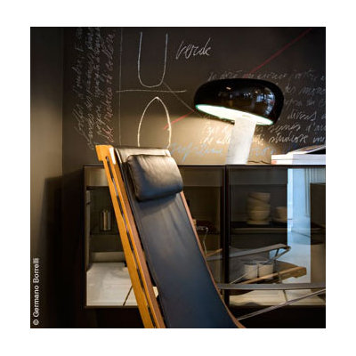 FLOS Snoopy Touch Table Lamp in White Marble