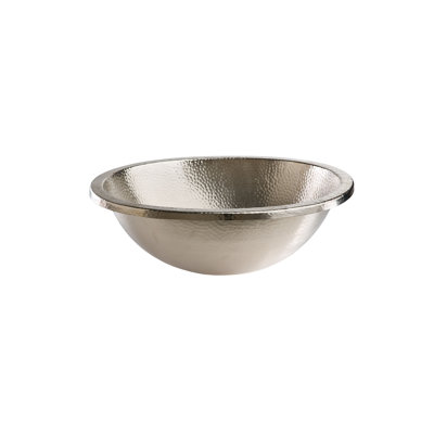 Oval Manet Hand Hammered Copper Bathroom Sink