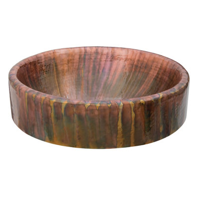 Baccus Tornasol Hand Hammered Copper Vessel Sink