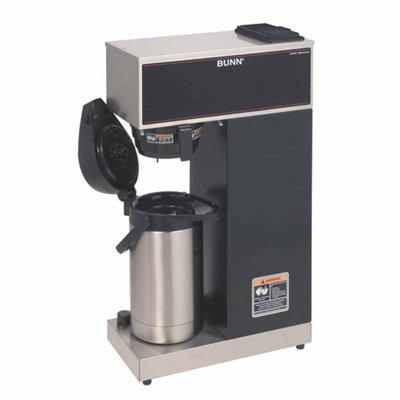 Airpot Coffee Brewer with Black Accents