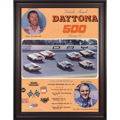 Mounted Memories NASCAR Framed 36" x 48" Daytona 500 Program Print