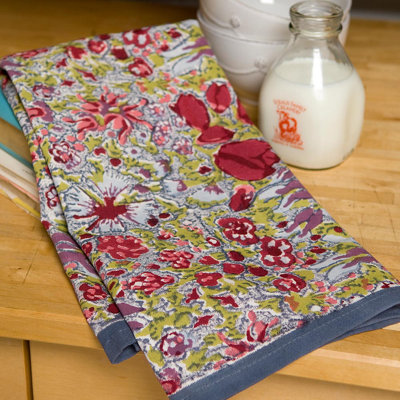 Jardine Red Grey Tea Towel (Set of 3)