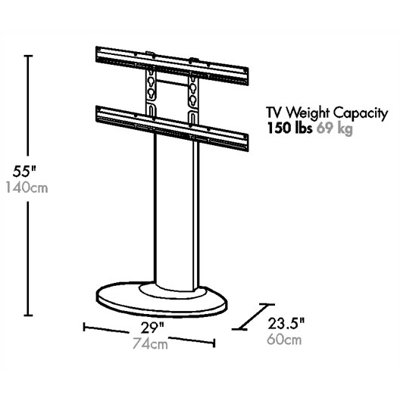 BDI Vista 34" TV Stand