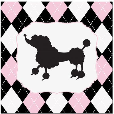 Princess Poodle Art Print