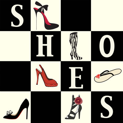 Shoes Shoes Shoes Wall Art Print