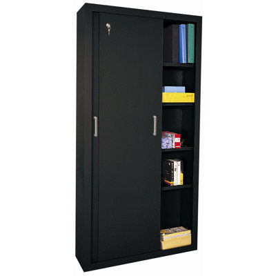 Sandusky Cabinets 72" Storage Cabinets with Sliding Door