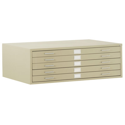 Sandusky Cabinets 10 Drawer Flat File with Open Base