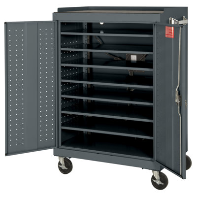 Sandusky Cabinets Mobile Laptop Security Cabinet