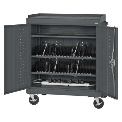 Sandusky Cabinets Mobile Tablet Storage Cart