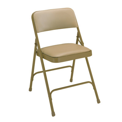 National Public Seating 1200 Series Vinyl Upholstered Folding Chair