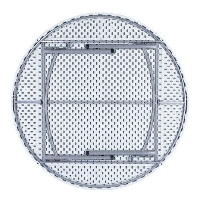 National Public Seating 48" Round Blow Molded Folding Table