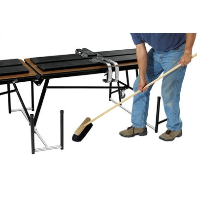 National Public Seating Mobile Cafeteria Bench-Table