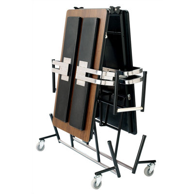 National Public Seating Mobile Cafeteria Bench-Table