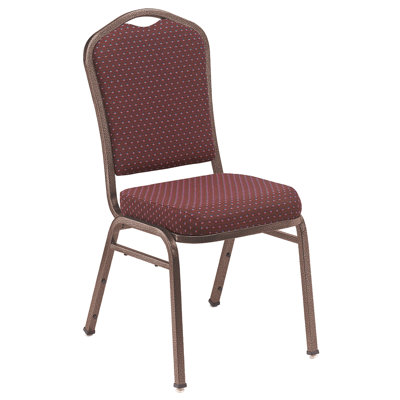 National Public Seating Series 9300 Fabric Silhouette Banquet Stacker with Box Designer Back