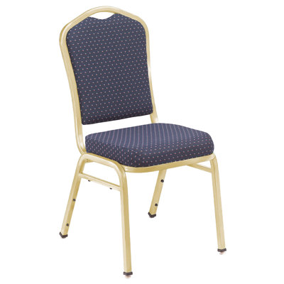 National Public Seating Series 9300 Fabric Silhouette Banquet Stacker with Box Designer Back