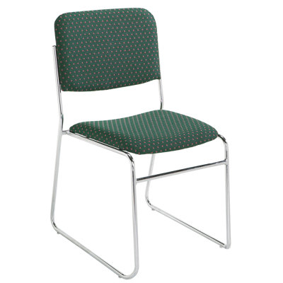 National Public Seating Signature Lightweight Fabric Padded Stack Chair