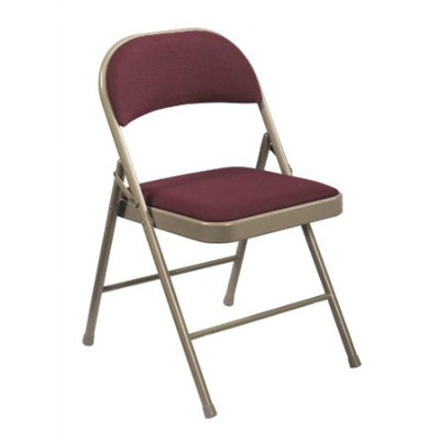 National Public Seating Commercialine Fabric Padded Folding Chair