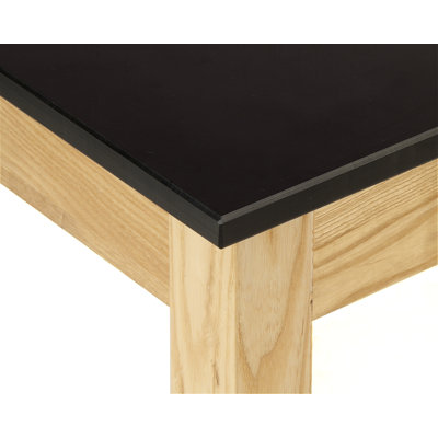 National Public Seating Phenolic Top and Dual Book Compartments Science Lab Table