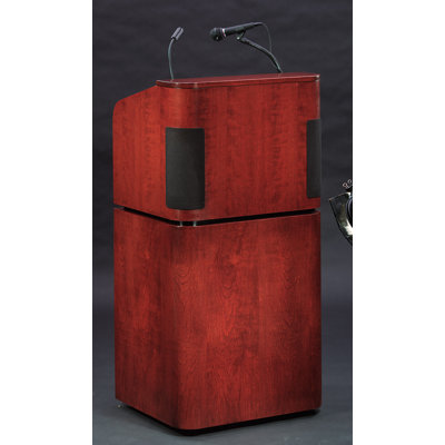 Oklahoma Sound Corporation Veneer Table Top Lectern with Sound