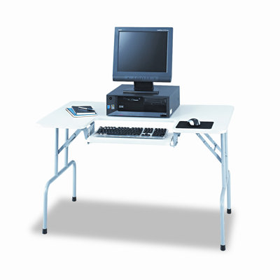 Safco Products Company Folding Rectangular Computer Table