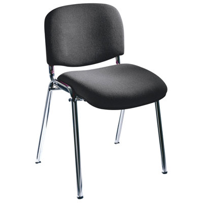 Safco Products Company Visit Upholstered Stacking Chair (Set of 2)