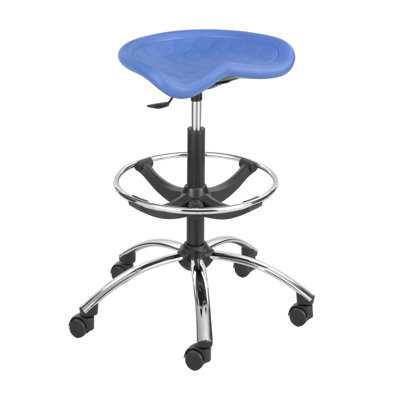 Safco Products Company Sit-Star Stool with Footring and Caster