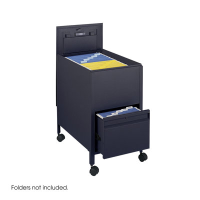 Safco Products Company Extra-Deep Locking Letter-Size Tub File with File Drawer