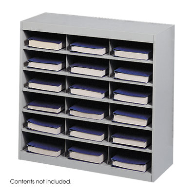 Safco Products Company Steel Project Center Organizer, 18 Pockets