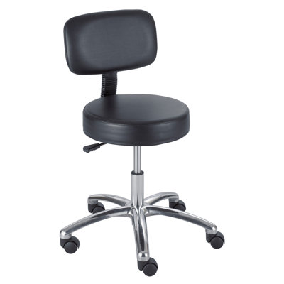 Safco Products Company Height Adjustable Lab Stool with Casters