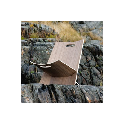 Skagerak Denmark Lean Beach Chair in Black Melamine