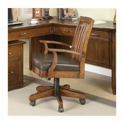 Riverside Furniture Oakton Village Mid-Back Leather Office Chair
