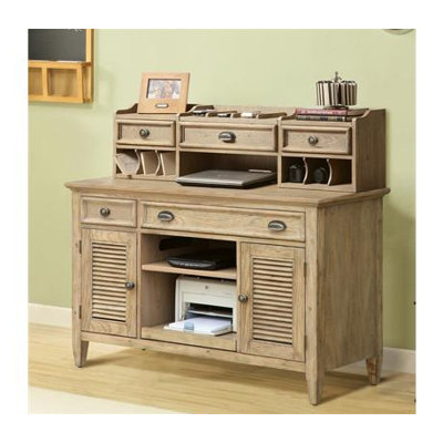 Riverside Furniture Coventry Credenza Desk with Hutch