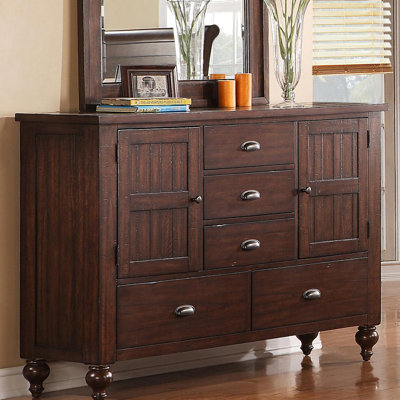 Castlewood 5 Drawer Combo Dresser by Riverside Furniture -image