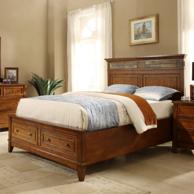 Craftsman Home Storage Panel Bed by Riverside Furniture -image