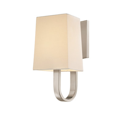 Sonneman Calmo Retta One Light Wall Sconce in Polished Nickel
