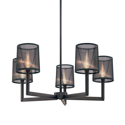 Sonneman Silhouette 5 Light Pendant