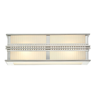 Sonneman Shanghai Vanity Light in Polished Nickel