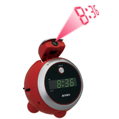 Jensen AM / FM Projection Clock Radio