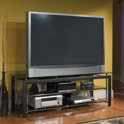 Bush Industries Midnight Mist Entertainment Center