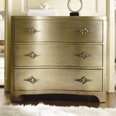 Sanctuary 3 Drawer Shaped Front Dresser by Hooker Furniture -image