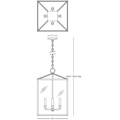 Robert Abbey Millbrook Foyer Pendant