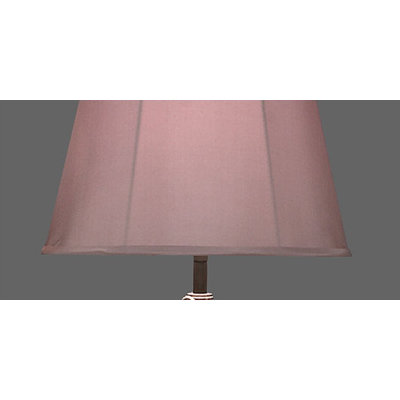 Robert Abbey Bruno Table Lamp in Leaded Bronze with Grey Taupe Fabric Stretch Shade