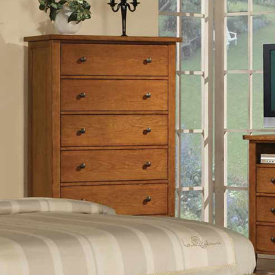 Vintage 5 Drawer Chest by Winners Only, Inc. -image