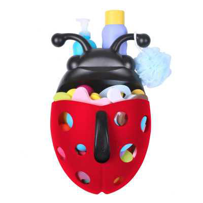 Boon Bug Pod Bath Toy Scoop in Red