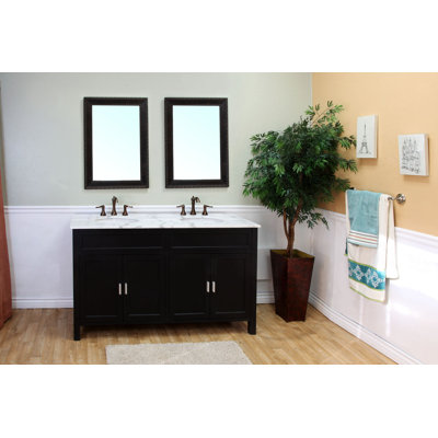 Bellaterra Home Jameson 60" Double Vanity Set