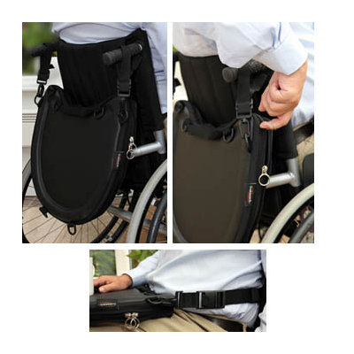 Windsor Direct Trabasack Curve Connect Wheelchair Velcro Covered Lap Tray and Storage Bag