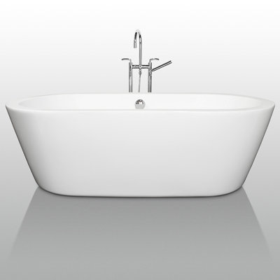 Wyndham Collection Mermaid 67" x 31.25" Soaking Bathtub